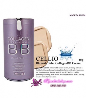 Kem trang điểm BB cream Collagen Cellio SPF40 PA+++