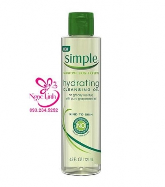 Dầu tẩy trang Simple Kind To Skin Hydrating Cleansing Oil