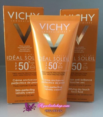 Kem chống nắng Vichy Ideal Soleil SPF 50 + UVB/UBA